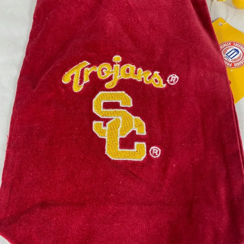 Collectible Trojans USC Wine Bottle Carrier NWT